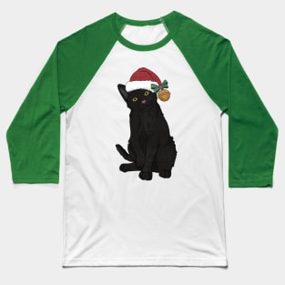 Merry Christmas from the Santa Cat Baseball T-Shirt